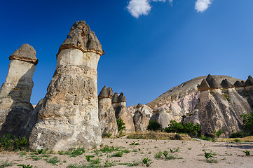 Image showing Bizzare rocks in Cappadocia, Turkey 