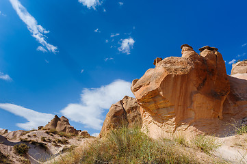 Image showing Bizzare rocks in Cappadocia, Turkey 