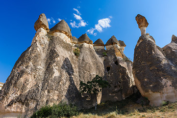 Image showing Bizzare rocks in Cappadocia, Turkey 