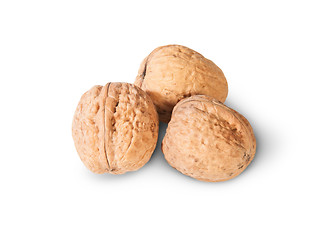 Image showing Three Walnuts Together