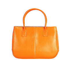 Image showing Orange female bag