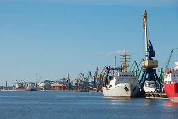 Image showing Industrial dock