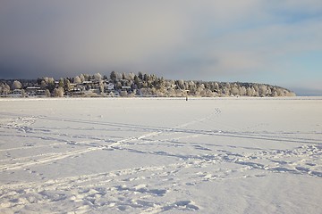 Image showing Frozen lake