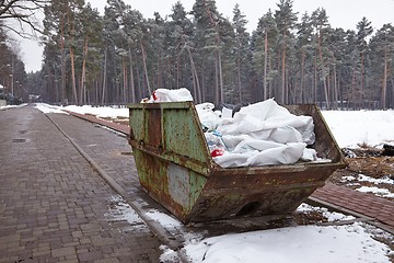 Image showing Garbage container