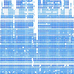 Image showing Abstract blue squares vector texture