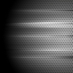 Image showing Tech perforated metal background