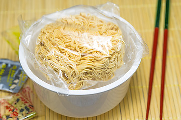 Image showing chinese instant noodle soup