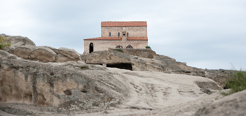 Image showing Uplistsikhe ancient rock-hewn town