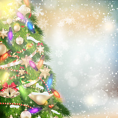 Image showing Christmas background. EPS 10
