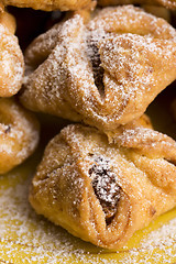 Image showing Pumpkin cookies with cheese and nuts