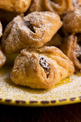 Image showing Pumpkin cookies with cheese and nuts