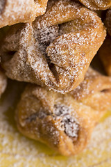 Image showing Pumpkin cookies with cheese and nuts