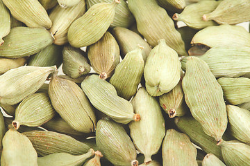 Image showing Green cardamom pods