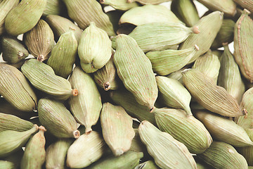 Image showing Green cardamom pods