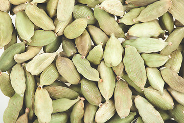 Image showing Green cardamom pods