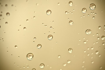 Image showing water drops on the window 