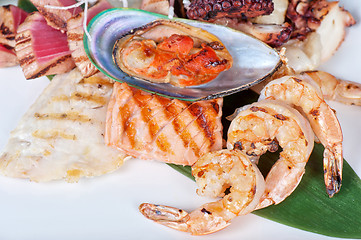 Image showing seafood mix