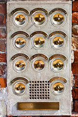 Image showing door bells in Venice