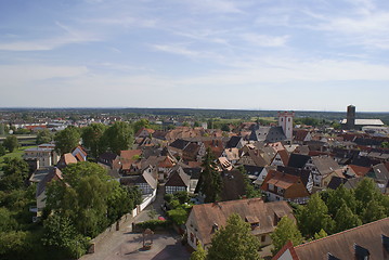 Image showing view over the city of Steinheim