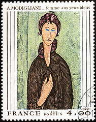 Image showing Modigliani Stamp