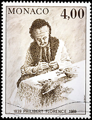Image showing Old Woman Stamp