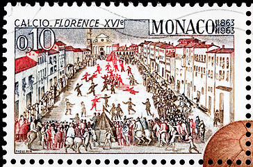 Image showing Calcio Match Stamp