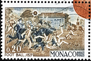 Image showing Football 1827 Stamp