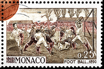 Image showing Football 1890 Stamp