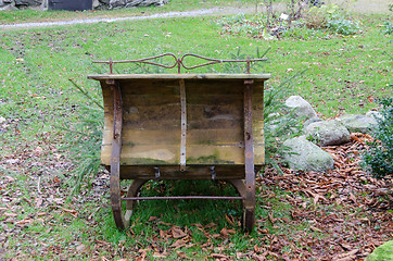 Image showing front of a old sleigh