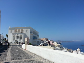 Image showing Hotel Atlantis in Santorini