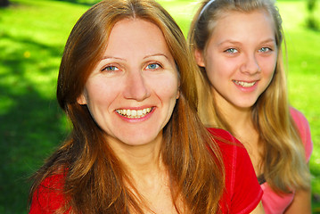 Image showing Mother and daughter