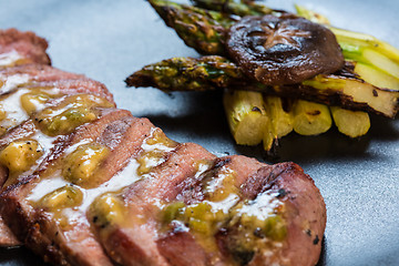 Image showing slices of duck fillet