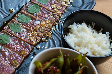 Image showing Fish Carpaccio