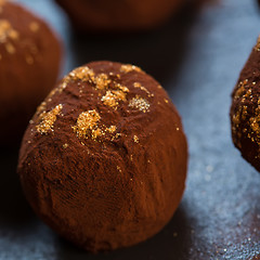 Image showing delicious chocolate truffles