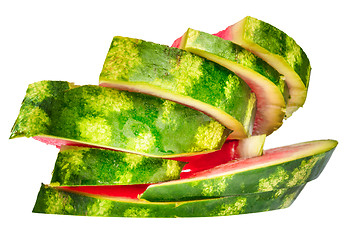 Image showing Pieces of watermelon