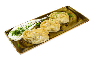 Image showing Dumplings on a plate