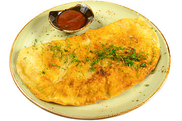 Image showing Empanada on a plate