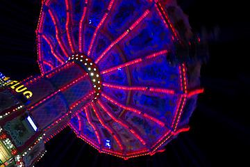 Image showing Beautiful merry-go-round at the Oktoberfest in Munich