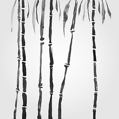 Image showing Bamboo in Chinese style.