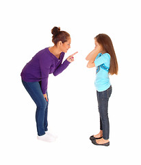 Image showing Girl is disciplined.