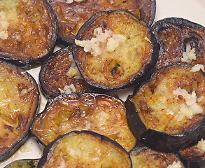 Image showing grilled eggplants