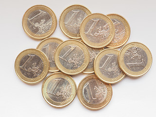 Image showing Euro coins