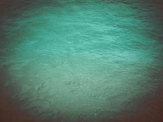 Image showing Retro look Water background