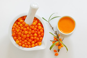 Image showing Sea buckthorn berries