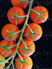 Image showing tomato splash in water