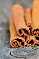Image showing cinnamon sticks