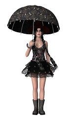 Image showing Under Umbrella