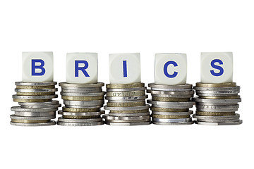 Image showing BRICS - Brazil, Russia, India, China and South Africa