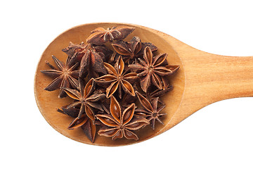 Image showing Spoon with star anise