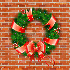 Image showing Christmas Wreath